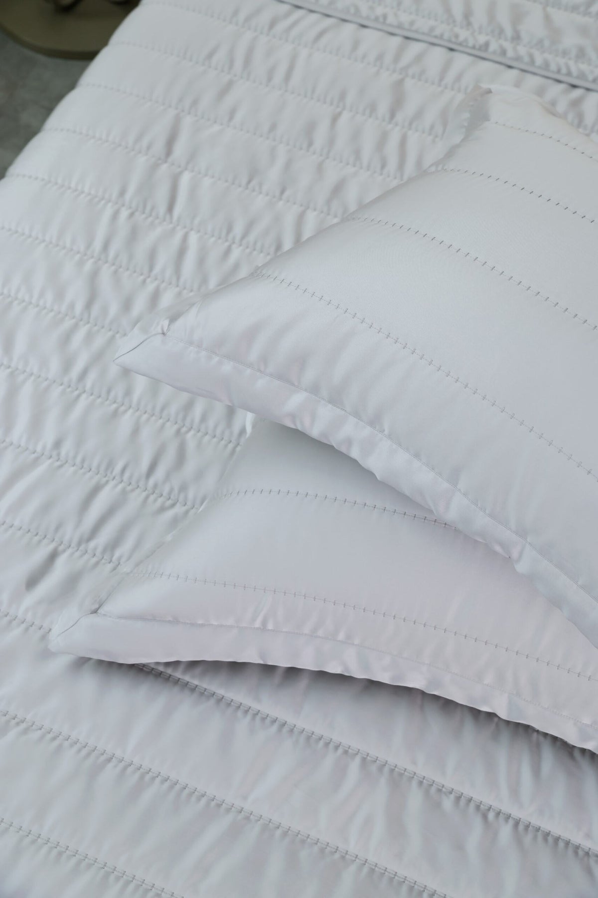 100% TENCEL EMBROIDERED BED SPREAD SET