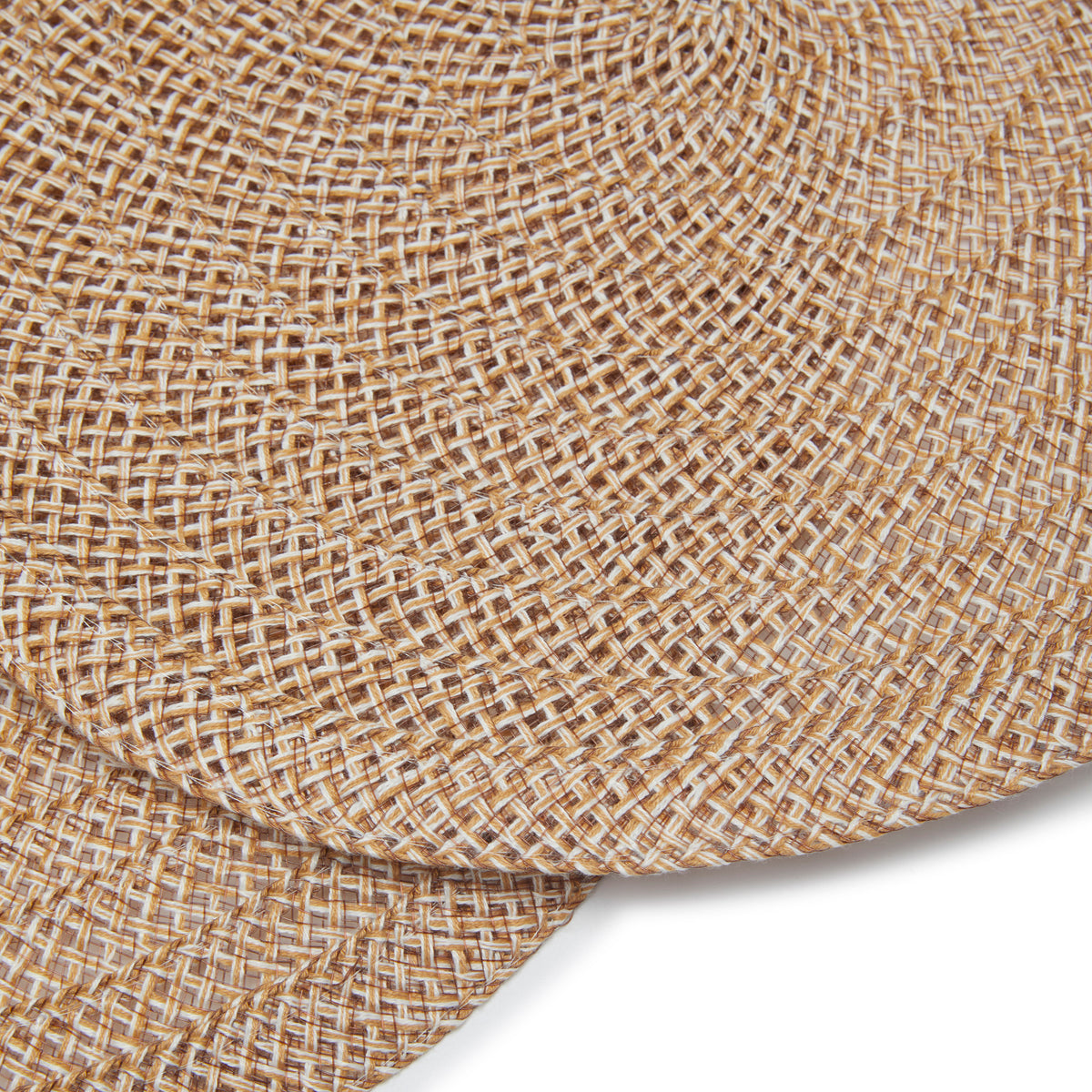 Set of 2 woven placemats OS / Brown