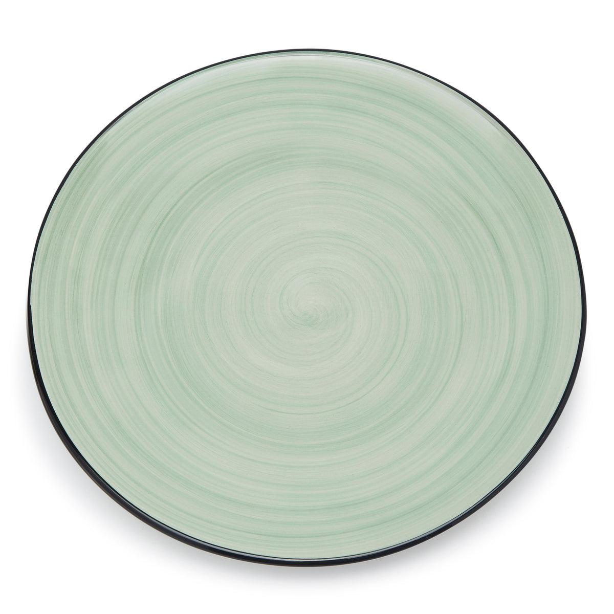 Tokyo stoneware dinner plate OS / Teal