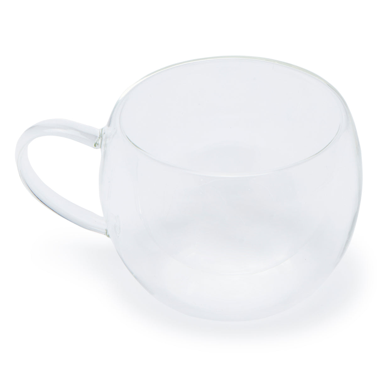 Simply Kitchen DOUBLE-WALLED CUP & SAUCER SET (250ML, SET OF 2) 250 ML / Clear