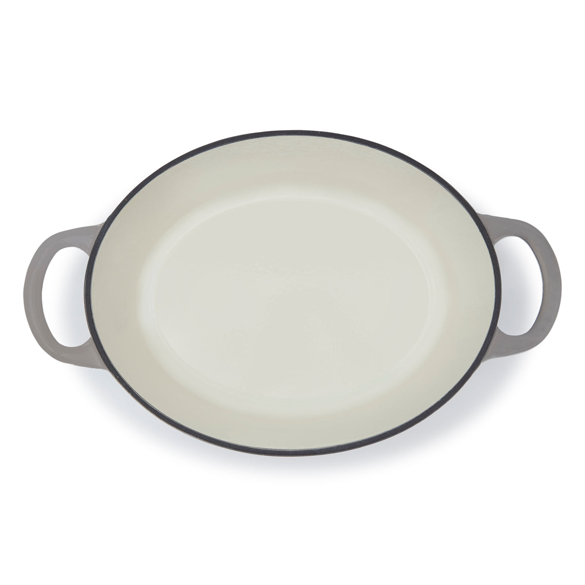 Simply Kitchen CAST IRON DUTCH OVEN (39CM, GREY) 39 CM / Grey