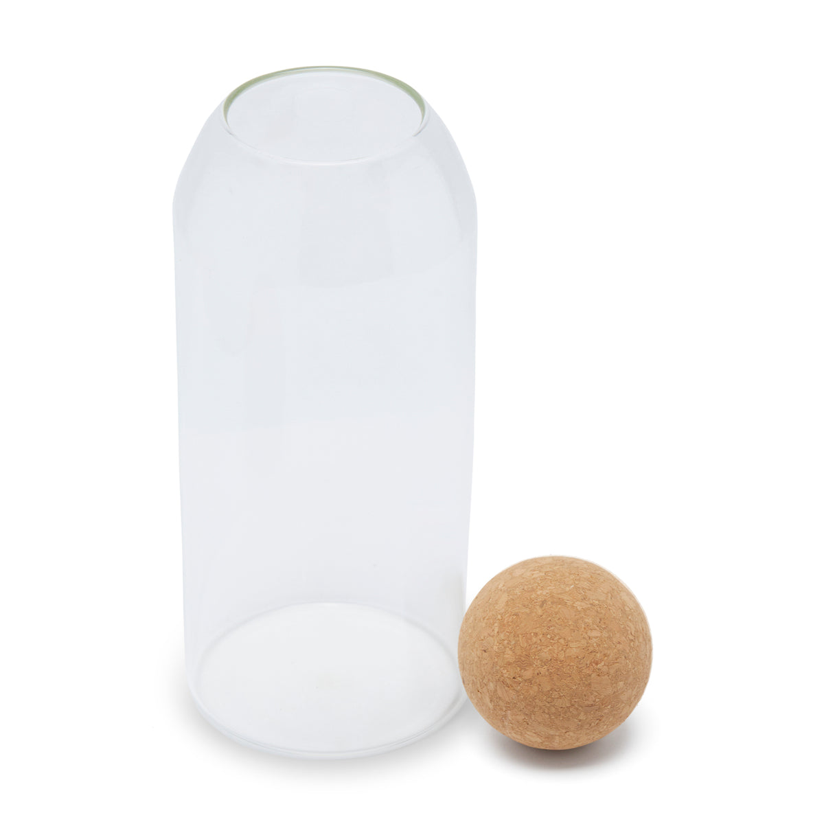 Simply Kitchen LARGE BOROSILICATE GLASS JAR (1PC) 1.3 L / Clear