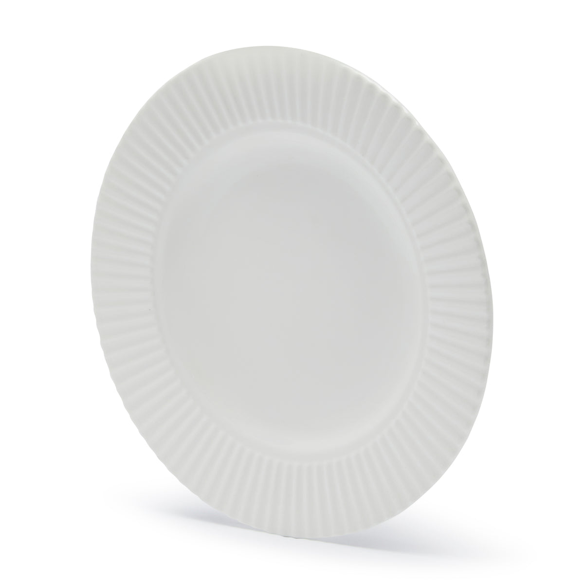 Simply Kitchen WHITE EMBOSSED SIDE PLATE (WHITE 18 CM) 18 CM / White