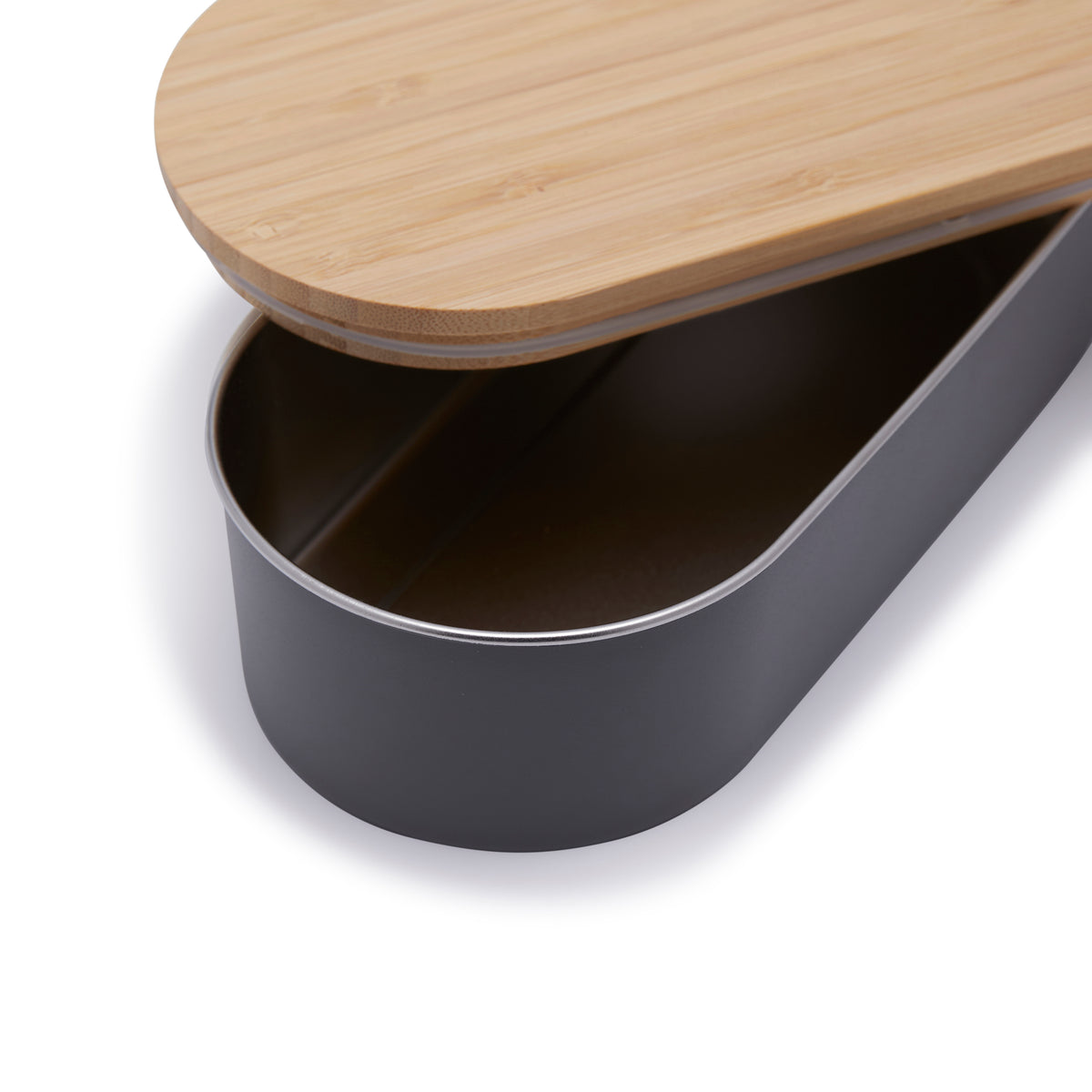 Simply Kitchen LG BEO CONTAINER STAINLESS STEEL WITH BAMBOO LID (960 ML) 960 ML / Grey