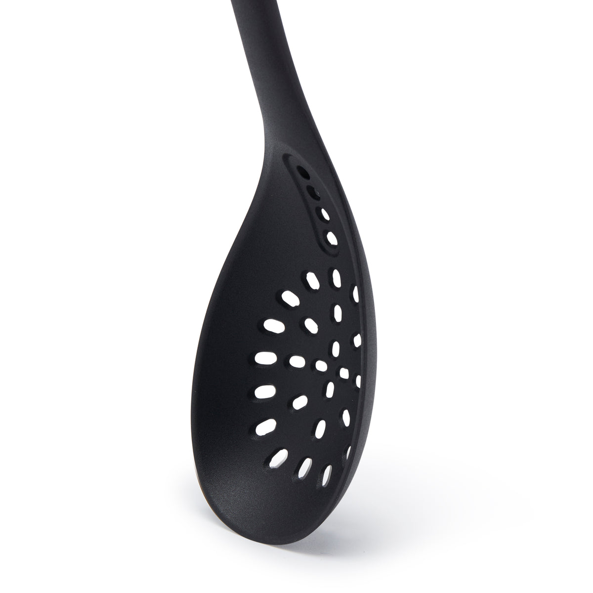 Simply Kitchen LG SAKE NYLON SLOTTED SPOON WITH PP HANDLE (36.5 CM) 36.5 CM / Black