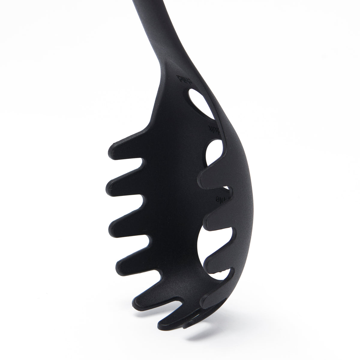 Simply Kitchen LG SAKE NYLON PASTA SERVER WITH STRAIN AND SCOOP HANDLE (35.5 CM) 35.5 CM / Black