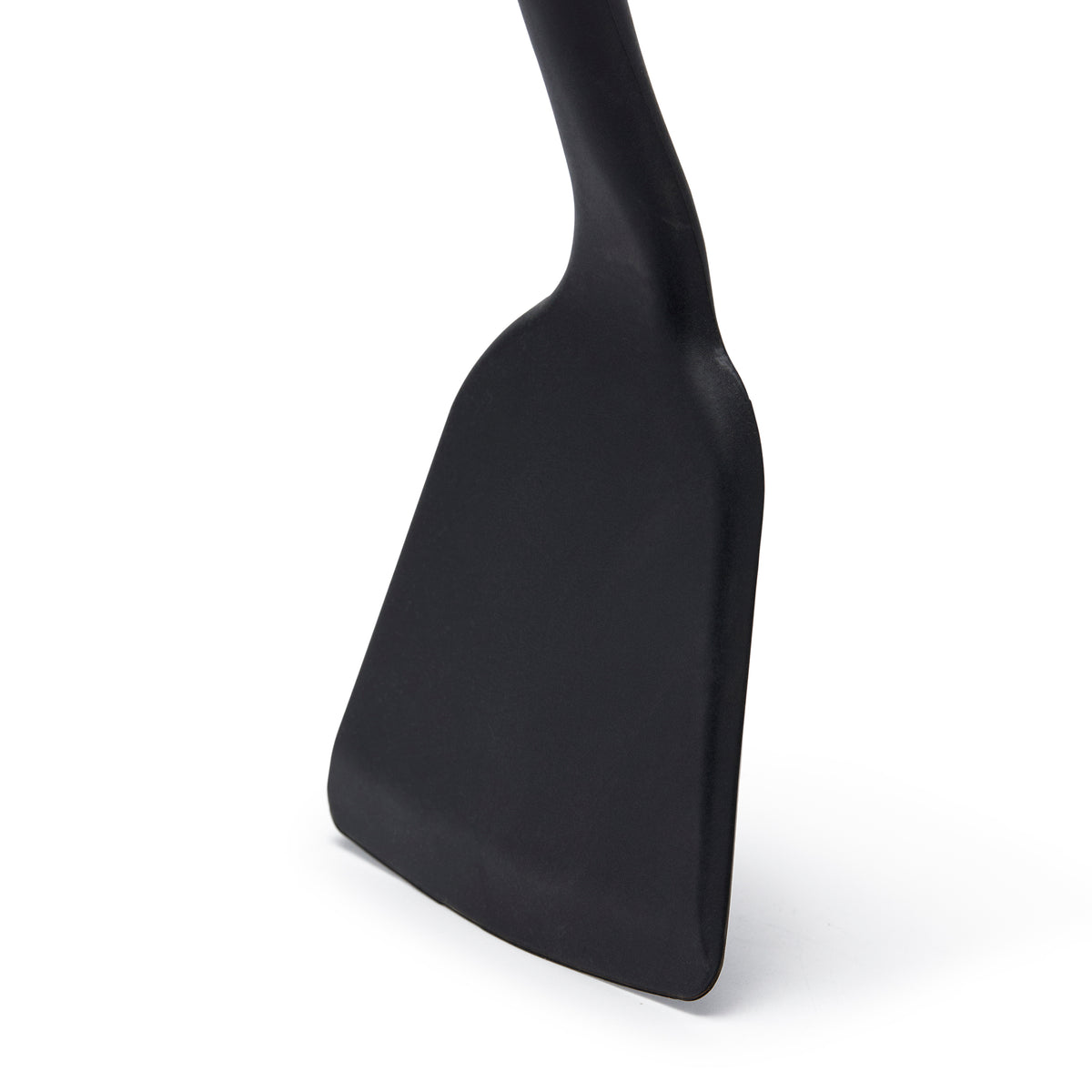 Simply Kitchen LG SAKE SILICONE TURNER WITH STRAIN AND SCOOP HANDLE (33.5 CM) 33.5 CM / Black