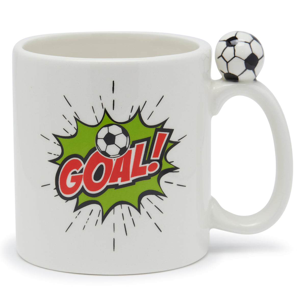 Simply Kitchen GRAPHIC FOOTBALL BOWL & MUG (13X9.2 CM, WHITE) 13x9.2 CM / White