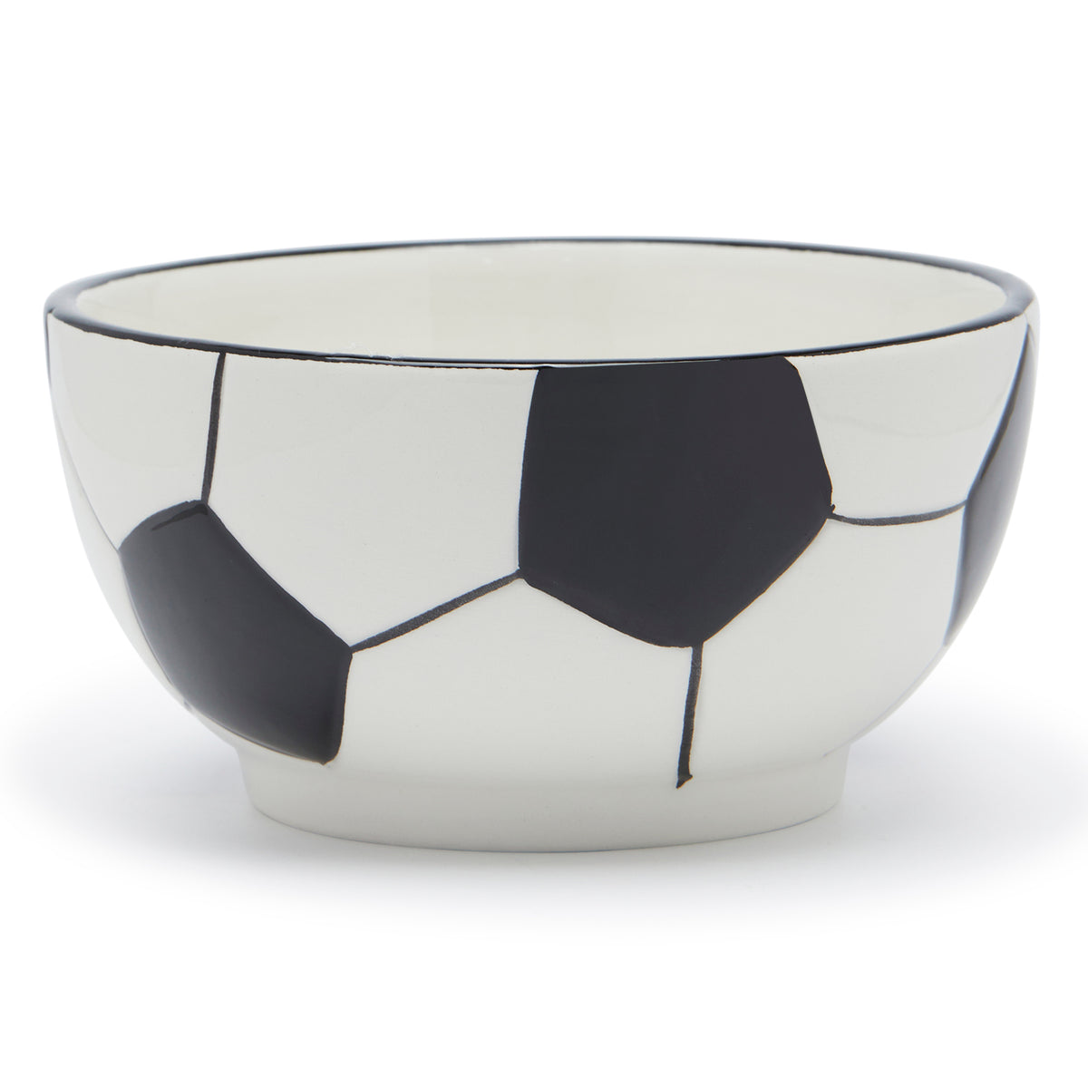 Simply Kitchen GRAPHIC FOOTBALL BOWL & MUG (13X9.2 CM, WHITE) 13x9.2 CM / White