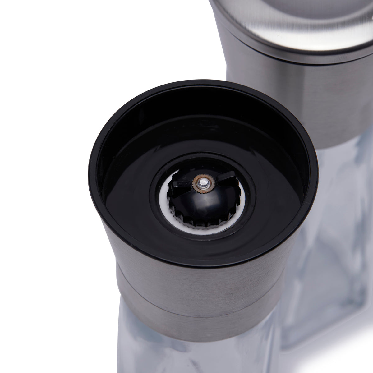 Simply Kitchen BELMONT SODA LIME GLASS GRINDER JAR SET SET OF 2 (130 ML) 130 ML / Clear