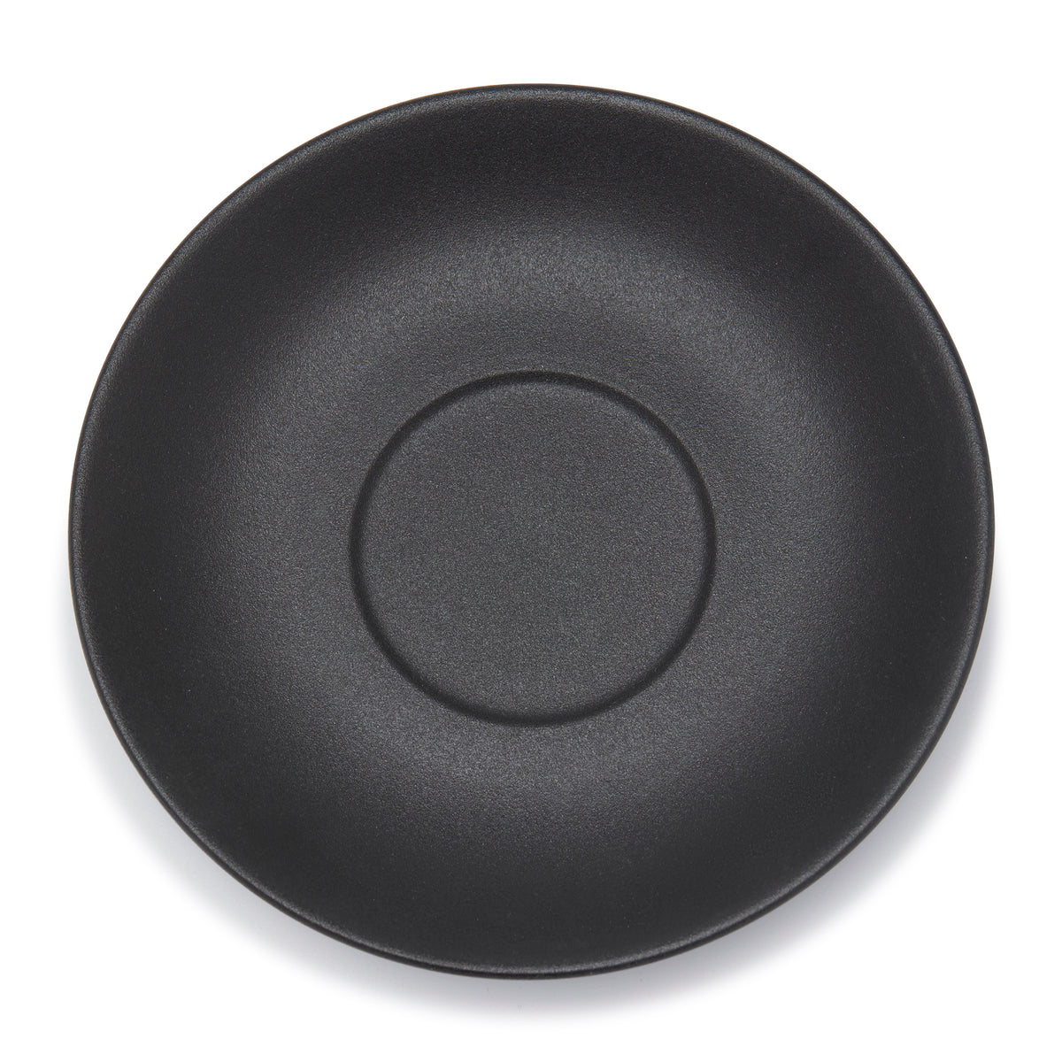 Simply Kitchen LG PIXEL CERAMIC SAUCER (14.3X2.5 CM, BLACK) 14.3x2.5 CM / Black