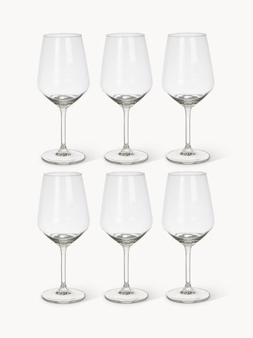 Set of 6 53Cl  wine glasses