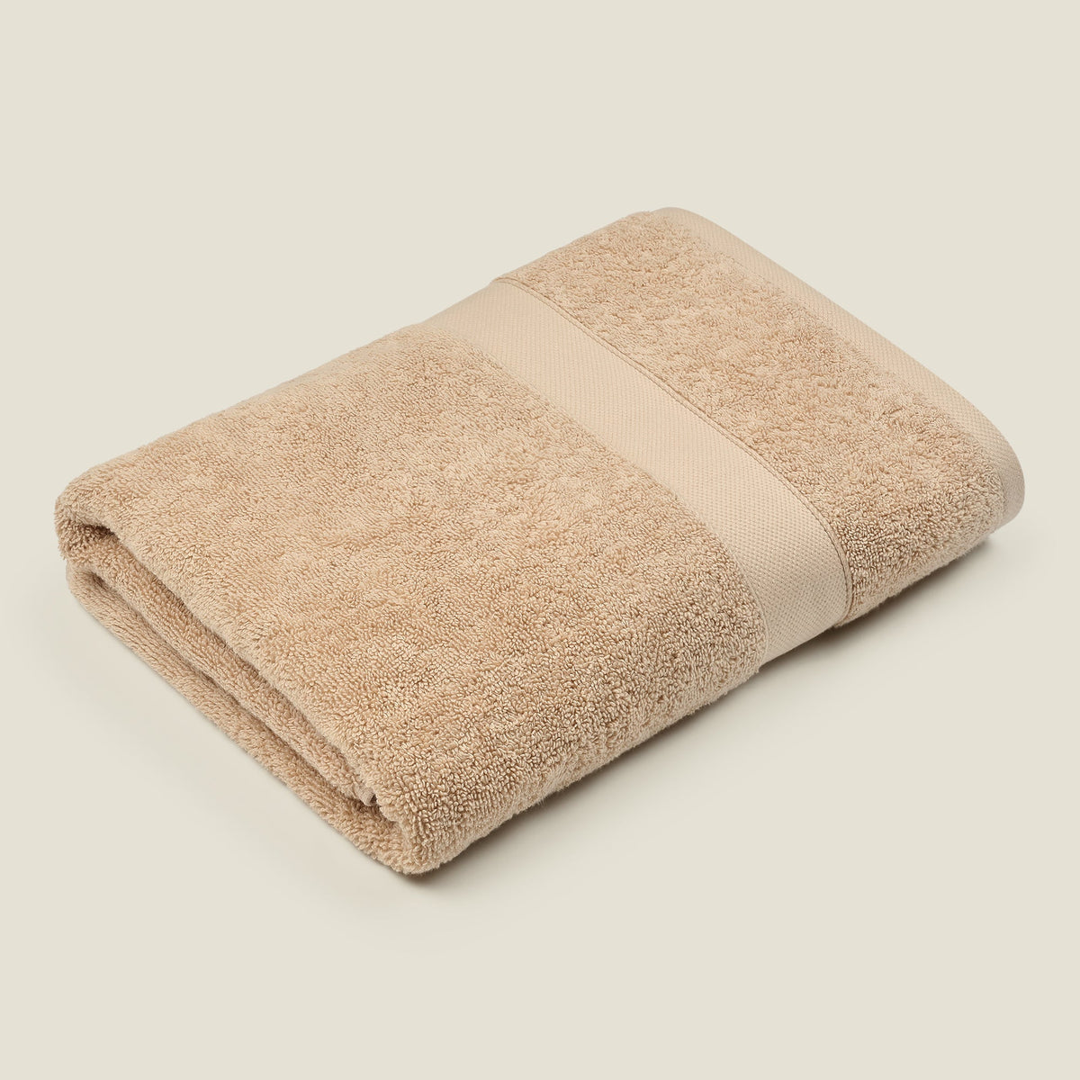 BEIGE Bath Sheet - 90 x 160 CM Premium Supima Cotton Towel