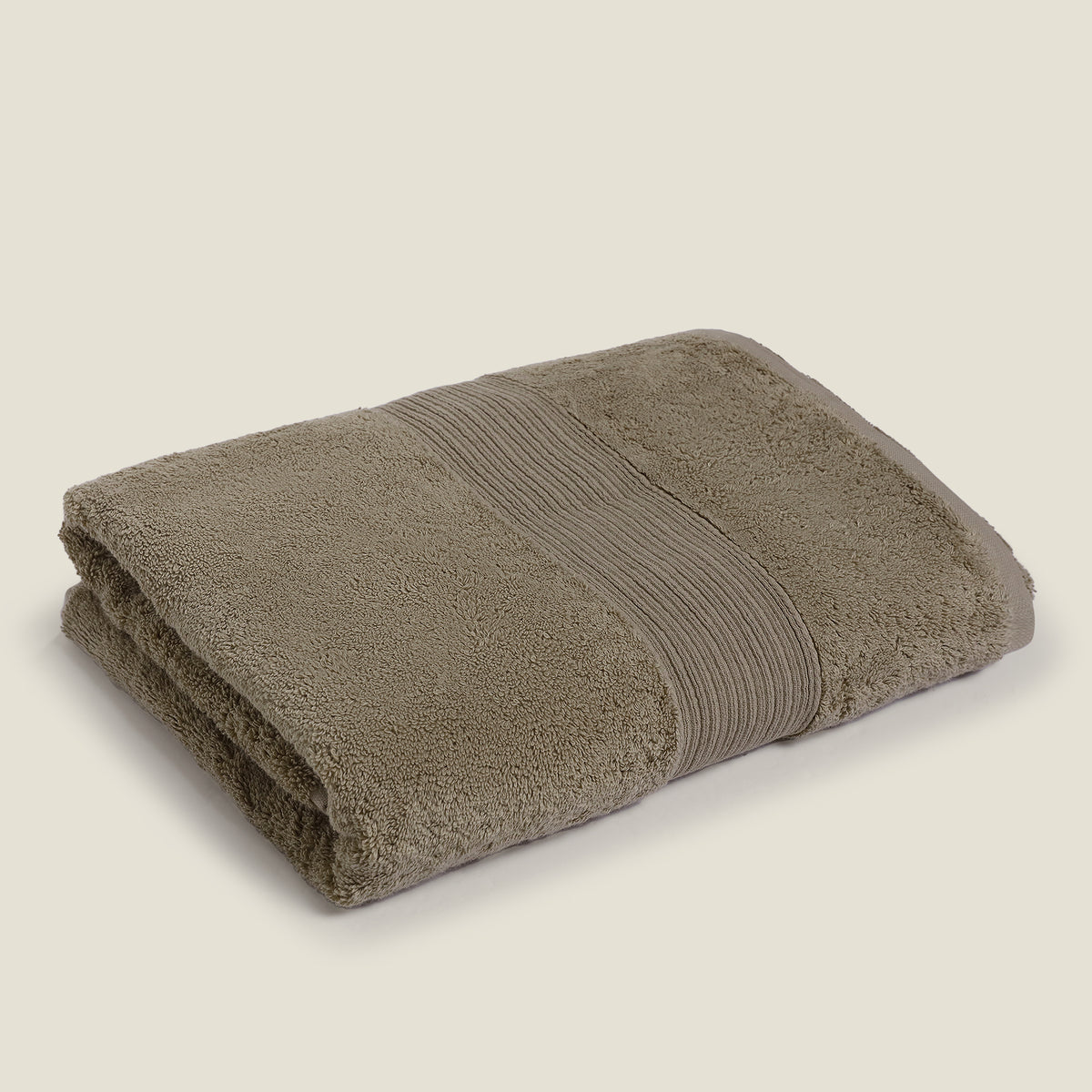 PREMIUM 700 GSM EGYPTIAN COTTON TOWEL Wash Towel - 33 x 33 CM / TAUPE