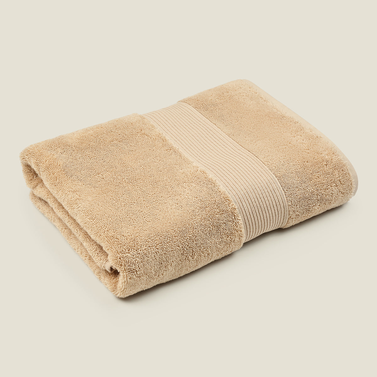 PREMIUM 700 GSM EGYPTIAN COTTON TOWEL Wash Towel - 33 x 33 CM / BEIGE