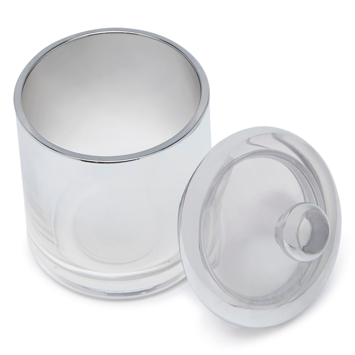 Glassware Canister 10x10x15.5cm / Silver