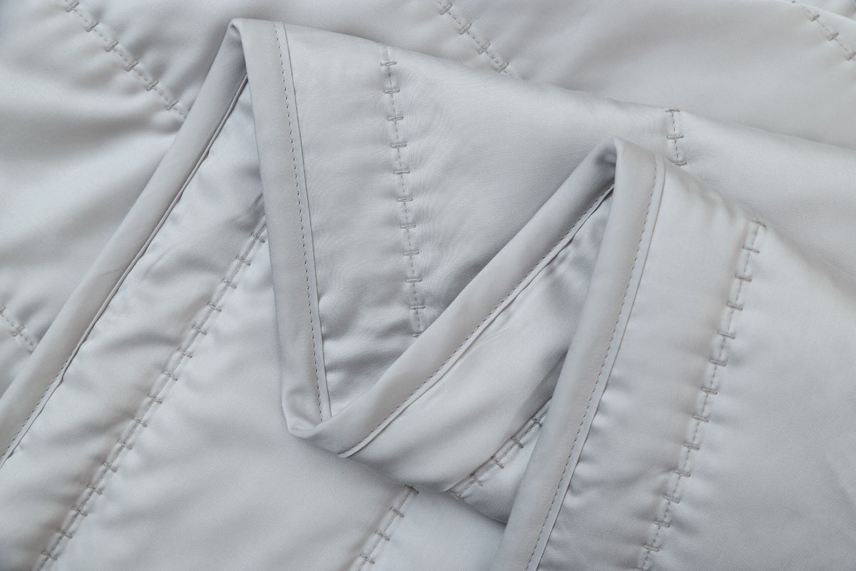 100% TENCEL EMBROIDERED BED SPREAD SET