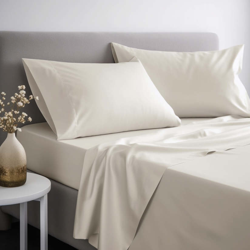 ITALIAN COMFORT - IMPERIAL 300 THREAD COUNT SATEEN 2 PC PILLOW CASE SET