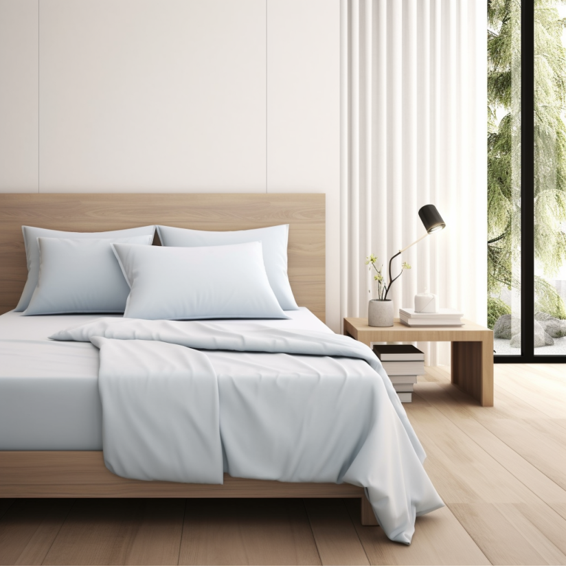 ITALIAN COMFORT - IMPERIAL 300 THREAD COUNT SATEEN 3 PC DUVET COVER SET