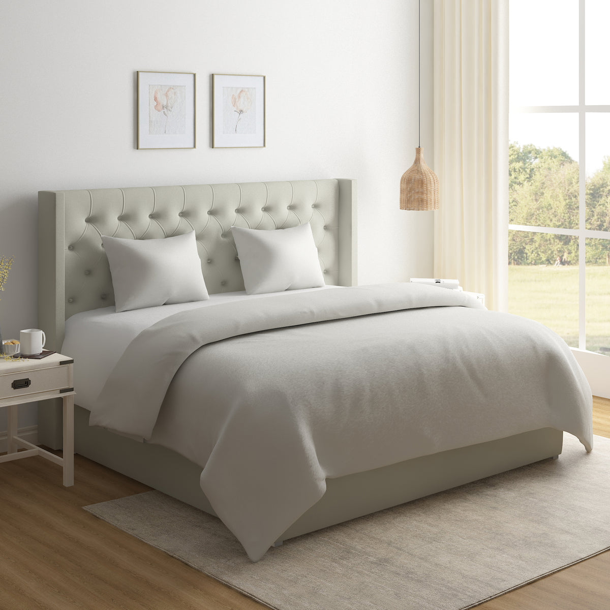 ITALIAN COMFORT - IMPERIAL 300 THREAD COUNT SATEEN 3 PC DUVET COVER SET
