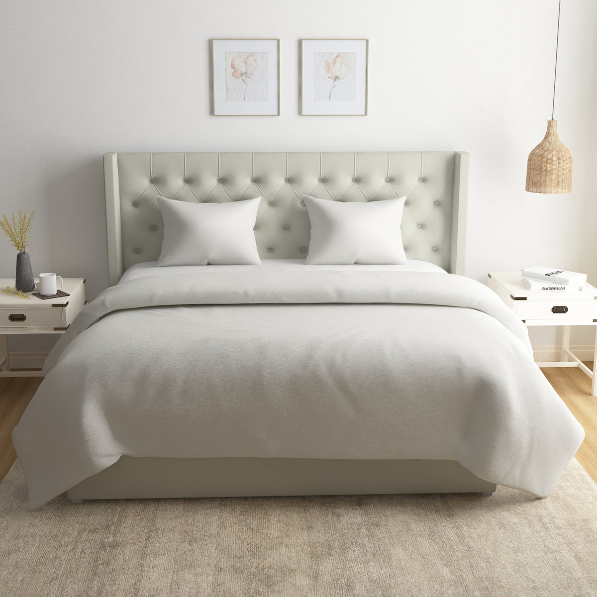 ITALIAN COMFORT - IMPERIAL 300 THREAD COUNT SATEEN 3 PC DUVET COVER SET
