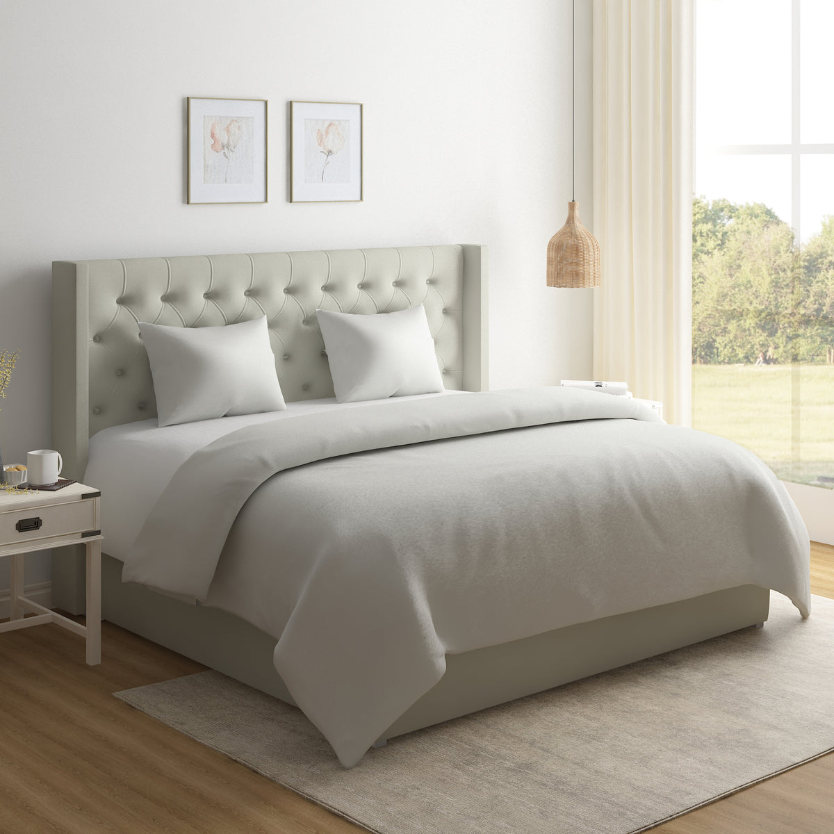 ITALIAN COMFORT - IMPERIAL 300 THREAD COUNT SATEEN 3 PC DUVET COVER SET