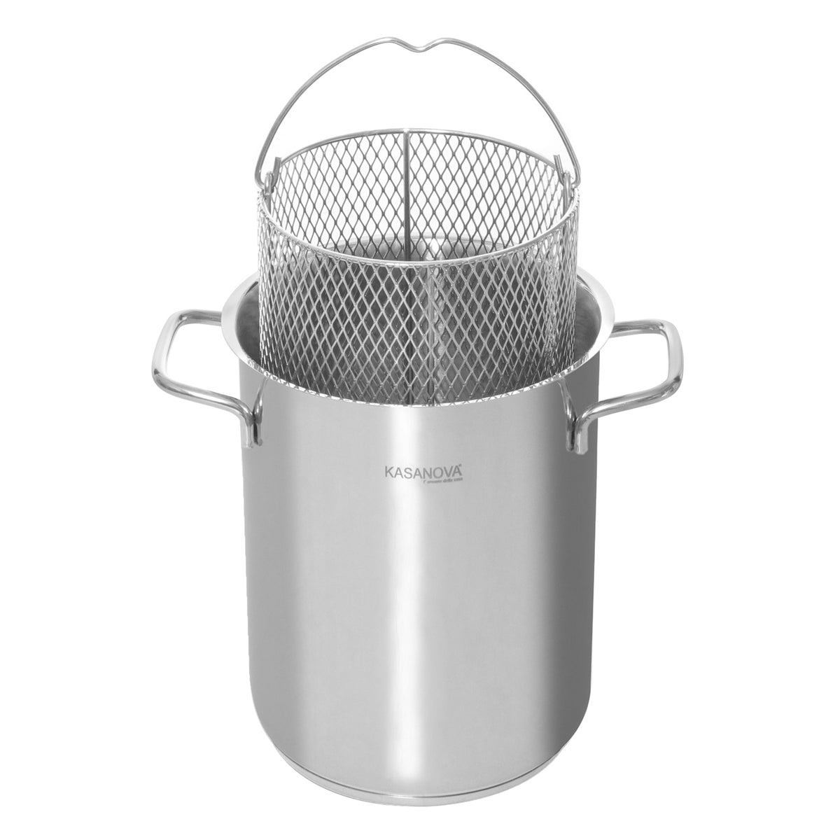 ASPARAGUS CUTTER STEEL 4L 16X21 CM INDUCTION BASE 4L / SILVER