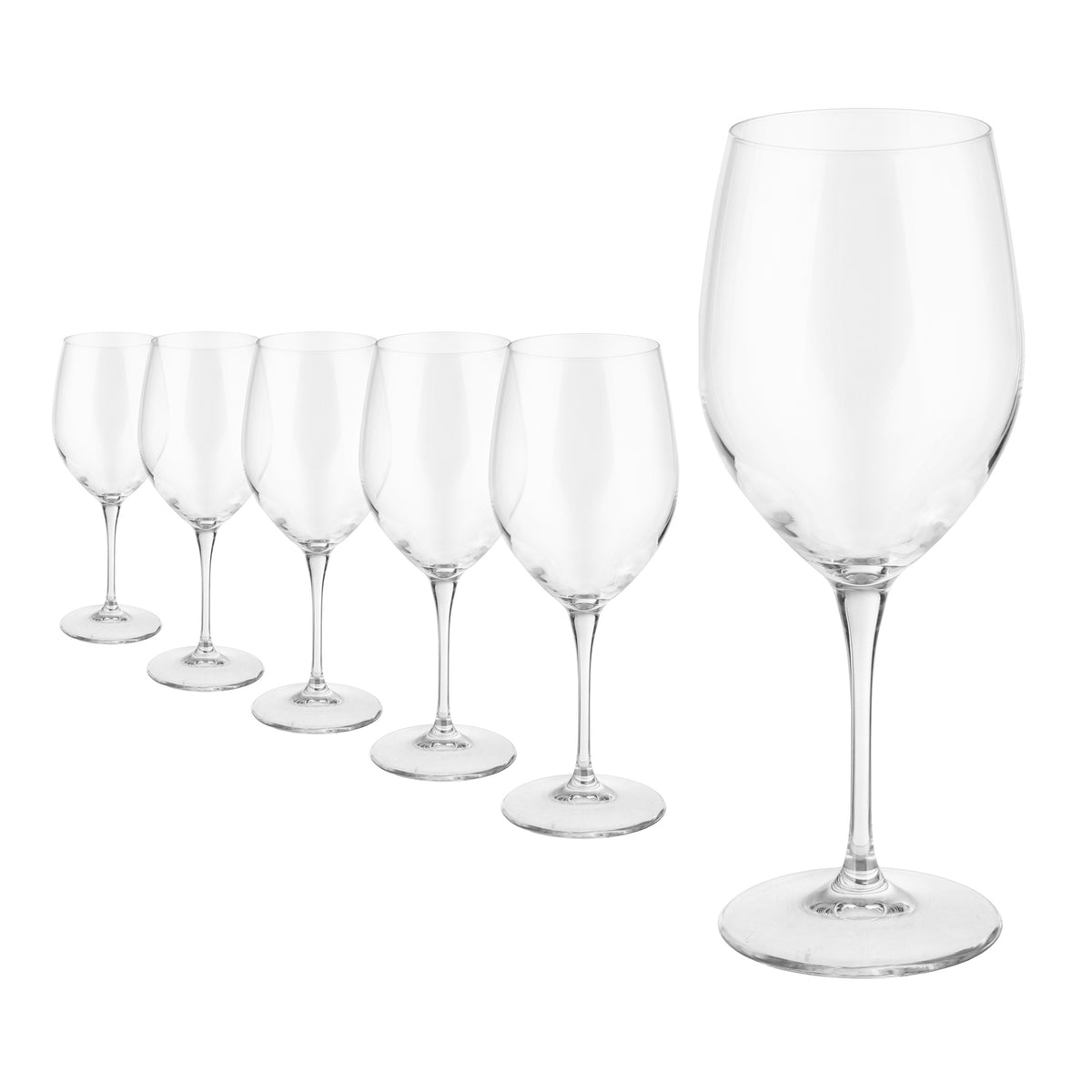 SET OF 6 VERMENTINO GLASSES IO VINO 60 CL 2022 TRANSPARENT 600ML / CLEAR