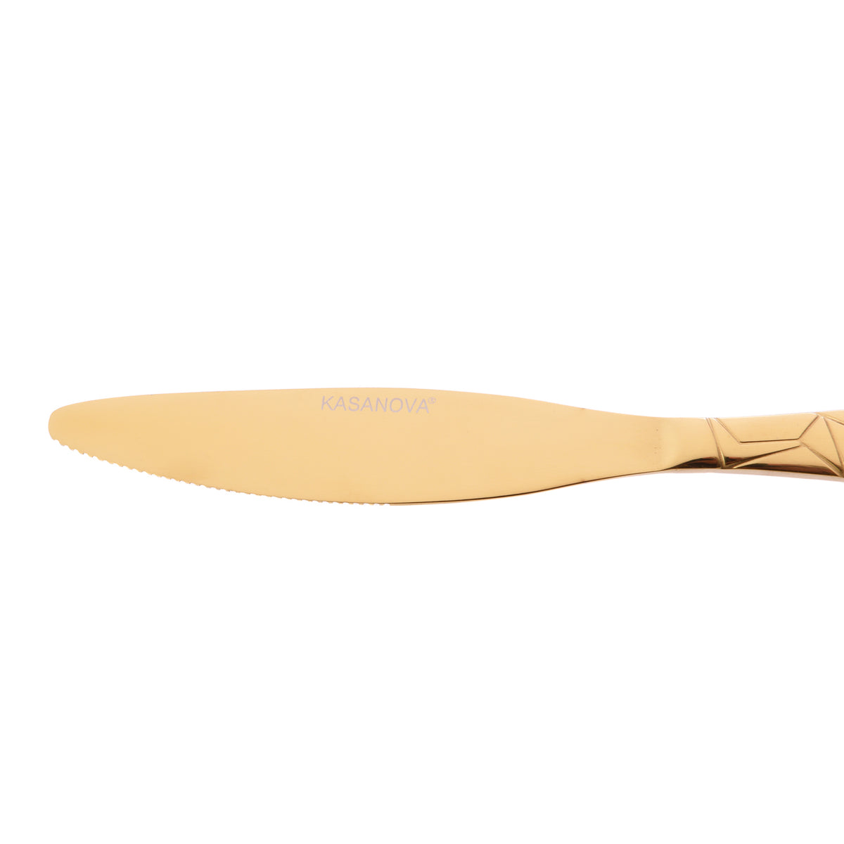 SET OF 24 CUTLERY STEEL 18/0 PVD MATRIX GOLD S/24 / GOLD