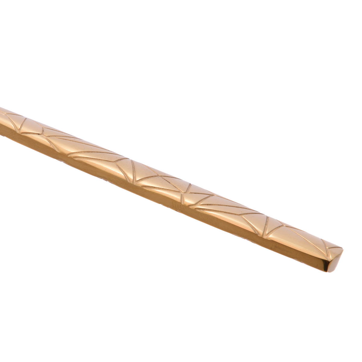 SET OF 24 CUTLERY STEEL 18/0 PVD MATRIX GOLD S/24 / GOLD
