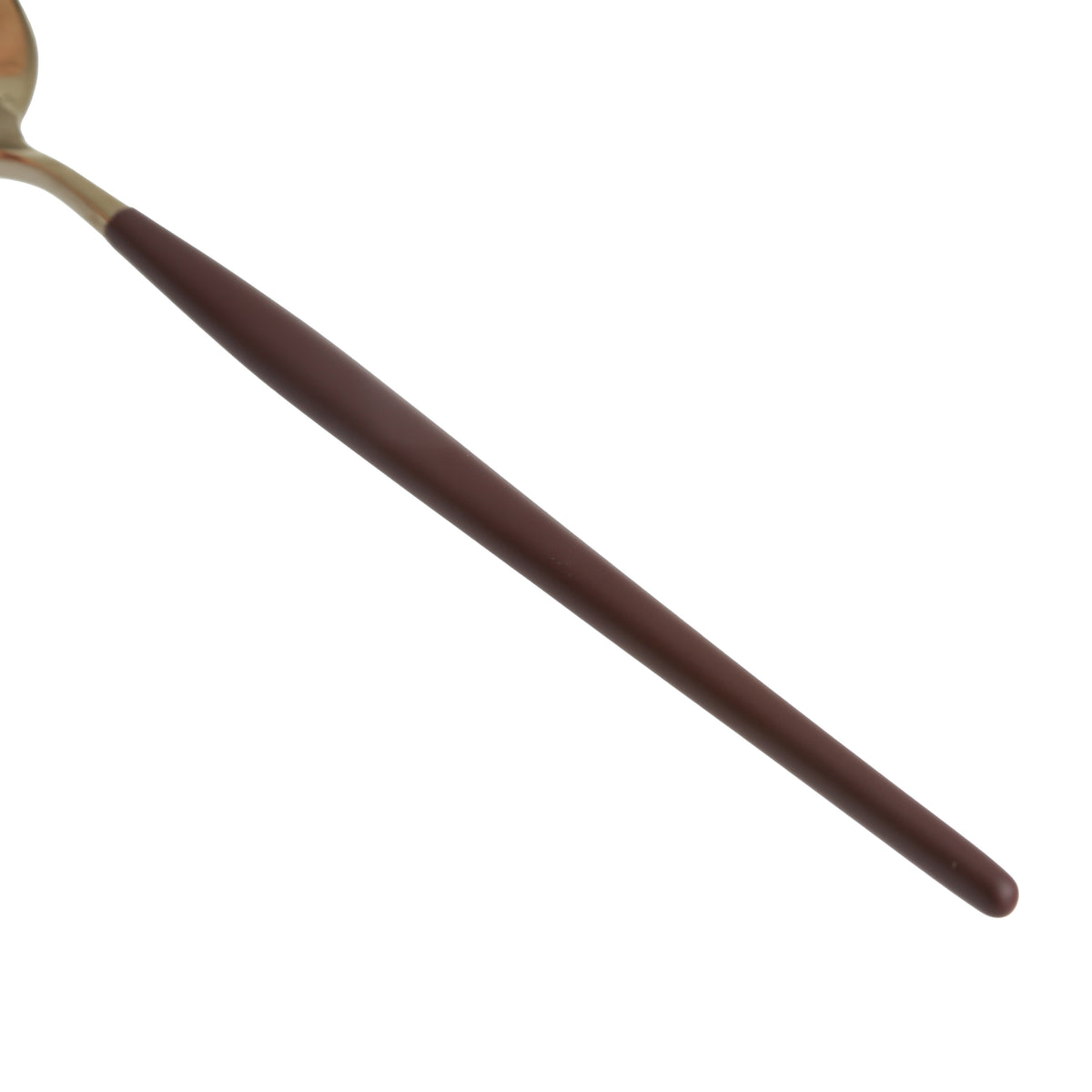 SET OF 6 LUX TEASPOONS BORDEAUX AND CHAMPAGNE S/6 / GOLD