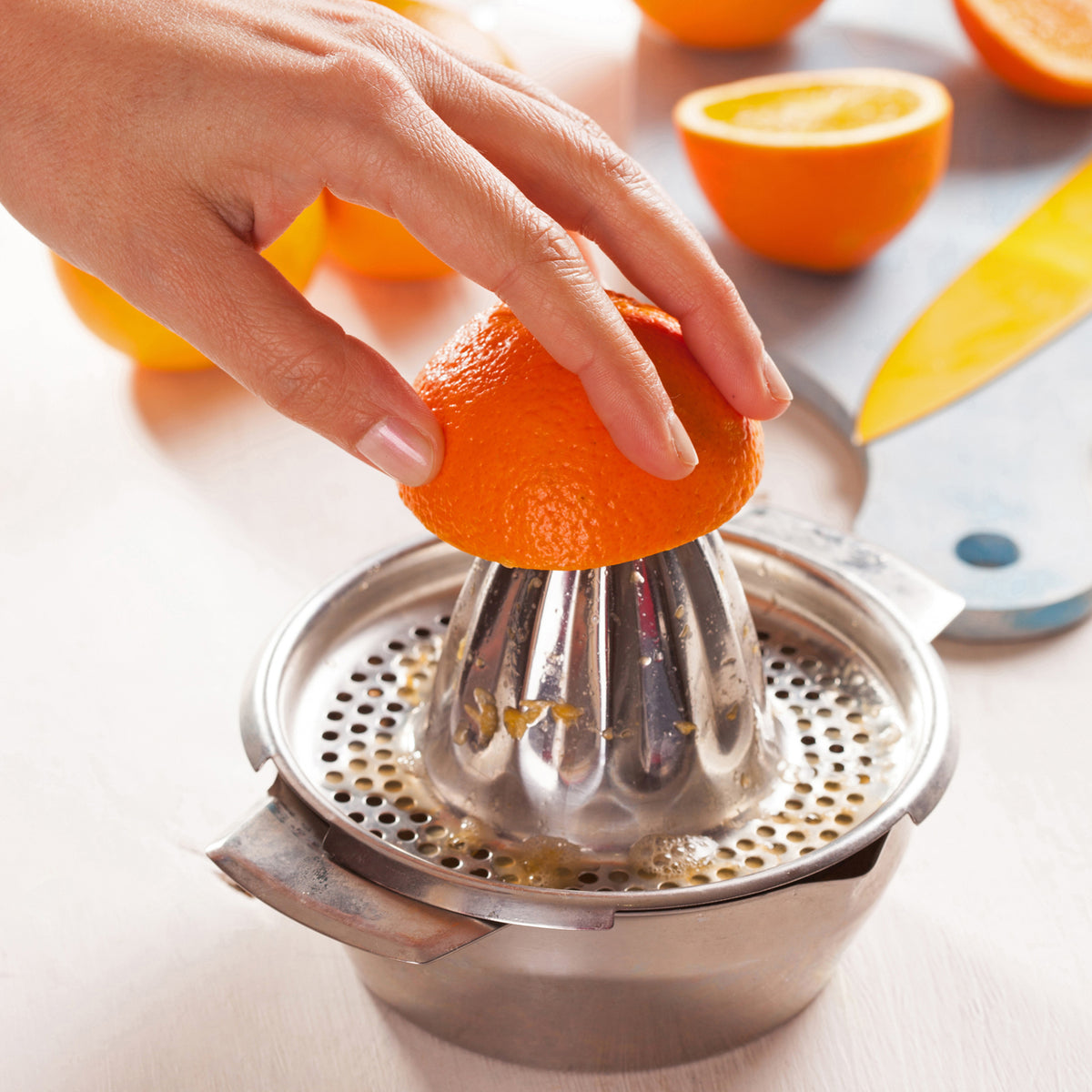 CITRUS JUICER SQUIZITO STAINLESS STEEL IDEAL KRAFT 16.5CM / SILVER