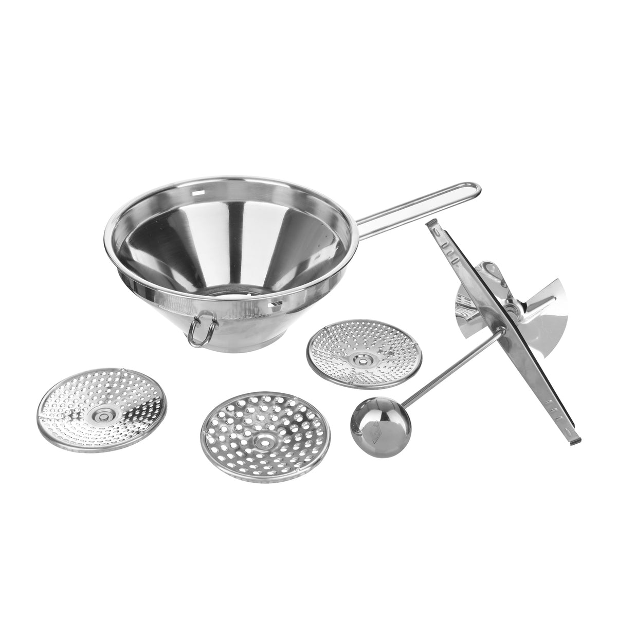 PROFESSIONAL FOOD MILL 20 CM KRAFT STEEL 20CM / SILVER