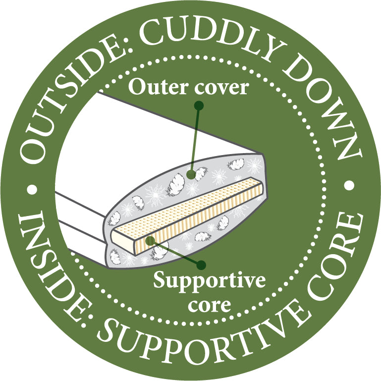 Paradies Down Revita 90 Organic Reform Pillow