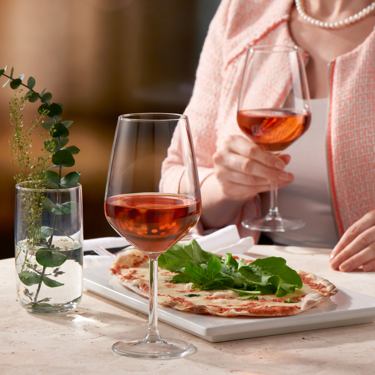 SET OF 6 WINE GLASSES ALLEGRA 490 ML TRANSPARENT 490ML / CLEAR