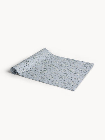 Cotton Panama runner flower print