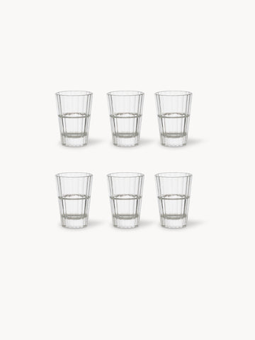 Set of 6 Oxford  liqueur glasses