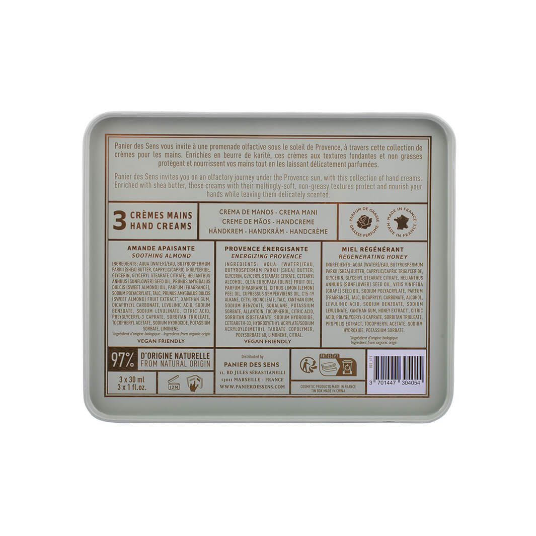 Hand Cream Set - Honey, Almond and Provence (3x30ML)