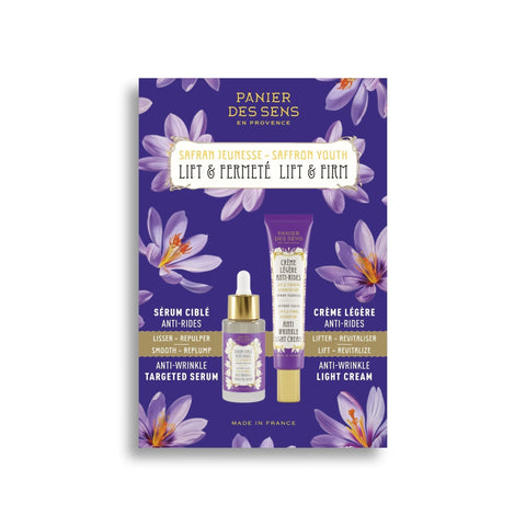 Lift & Firming Anti-Aging Women's Face Set - Targeted Serum and Light Cream