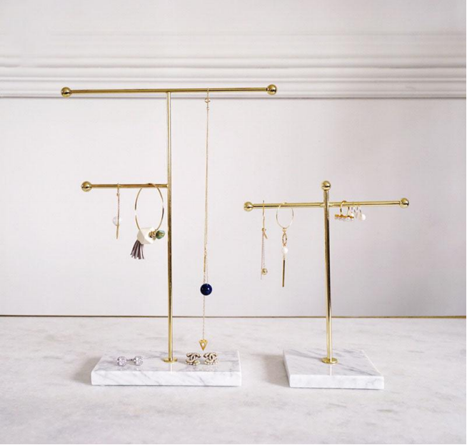 Dwell Marble Home  T Shape Jewelry Hanger