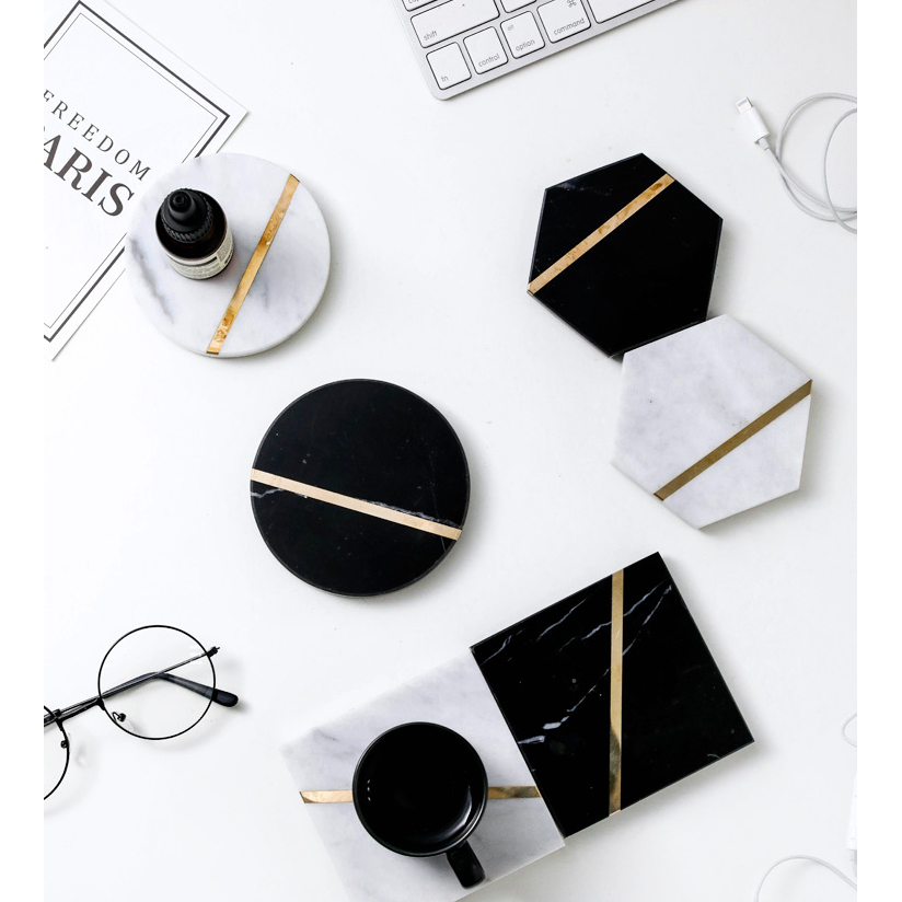 Dwell Marble Home Coaster