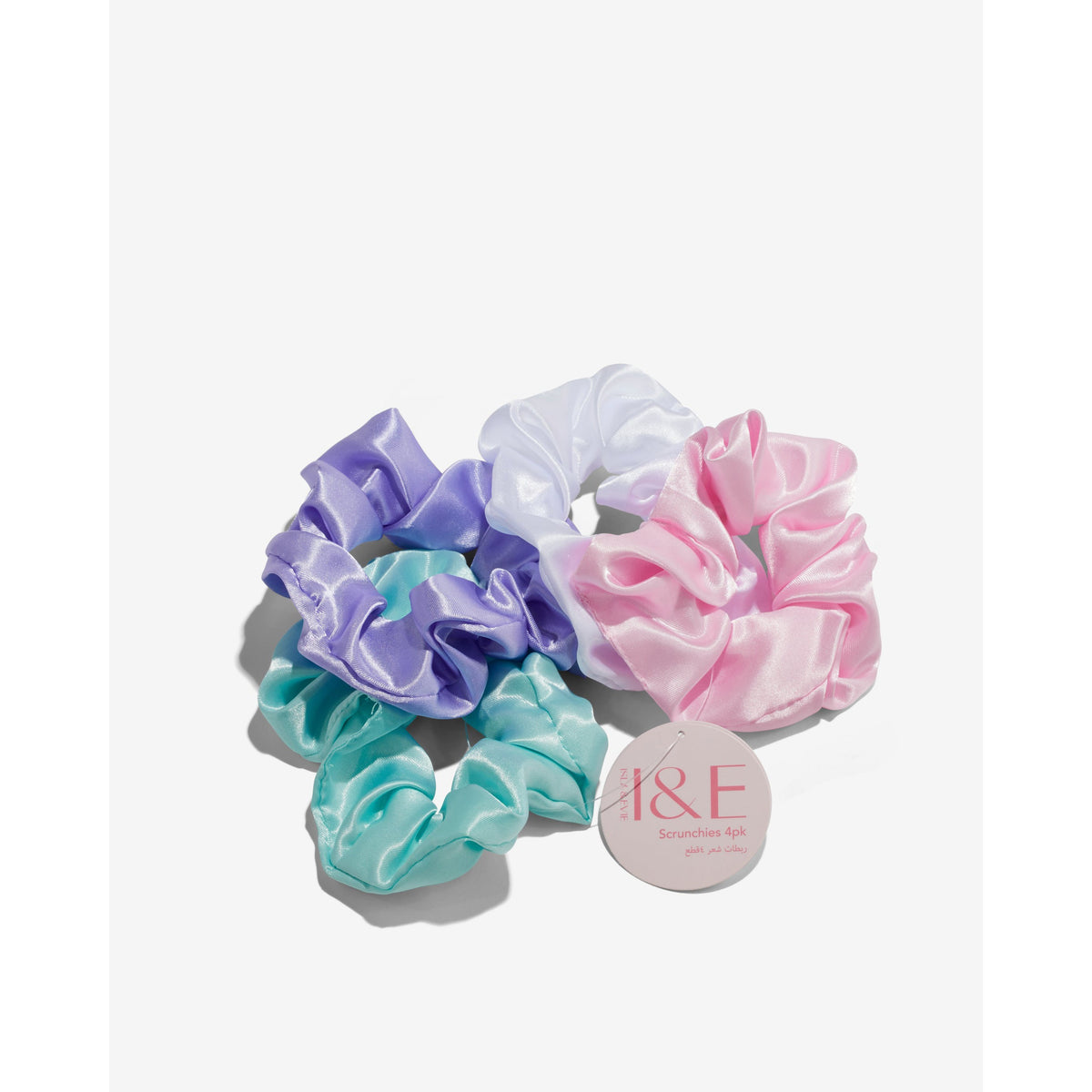 Satin Hair Scrunchie multi - Pack of 4